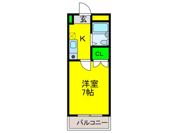 フルレゾン鳳の物件間取画像